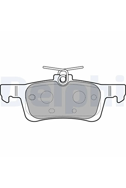 DELPHİ Set Placute Frana Frana Disc Peugeot 3008 2 Suv/308 2/508 2 2013-2021
