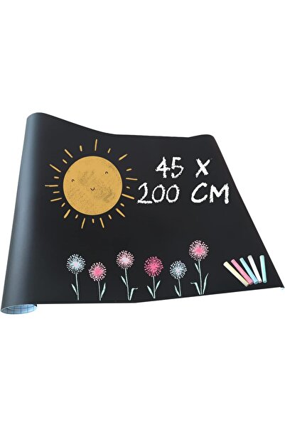 VELORA Tabla Adeziva Tip Tabla de Scris, Reutilizabila, 200 x 45 cm, Autoadez...
