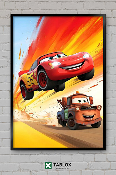 TABLOX Tablou decorativ din MDF cu rama din lemn, cu tematică Disney, filmul ...