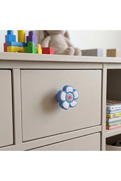 EYMEN YAPI Children's Room Furniture Handle Cabinet Knob Daisy No:42