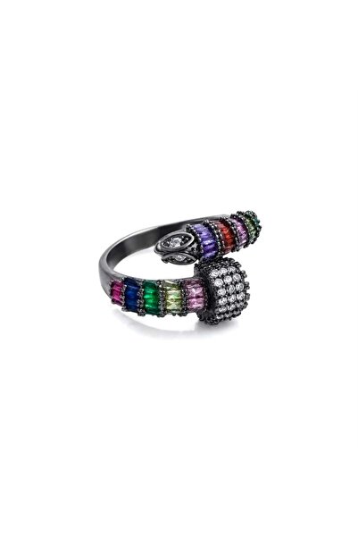 neslyaccessories خاتم أظافر على شكل قوس قزح |   مجموعة نيسلي الخاصة