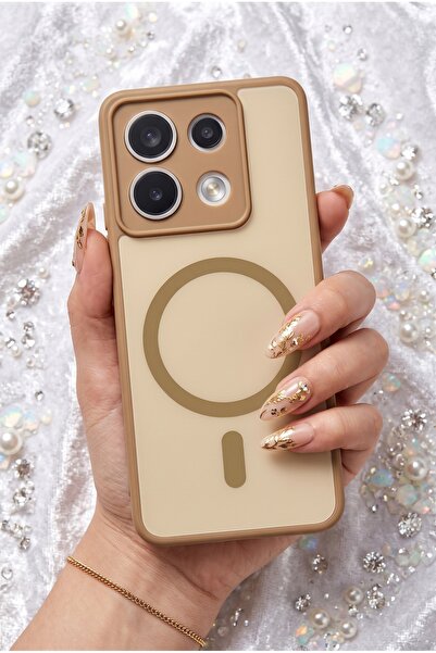 AKSEFİZZ Xiaomi Redmi Note 13 Pro 5GKılıf Mat Yüzeyli Güçlendirilmiş Kenar Ko...