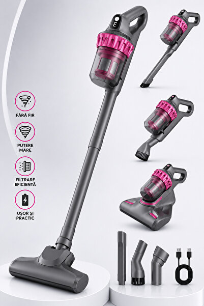 Dessa Aspirator vertical fără fir - 21.6V, fără sac, multifuncțional