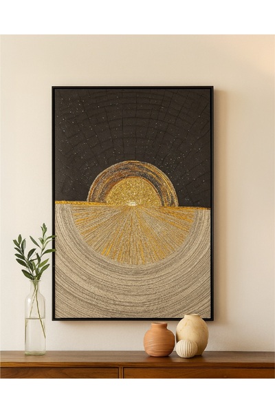 Sunlight – Epoksi Taş İşlemeli Modern Tablo