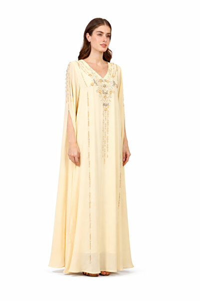 ELEGANZA LA MODE Yellow Jalabiya – ELM J 605
