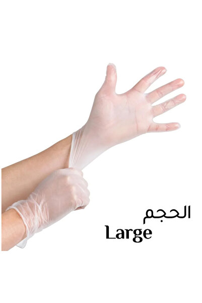 Vinyl Gloves L (70 Pcs)