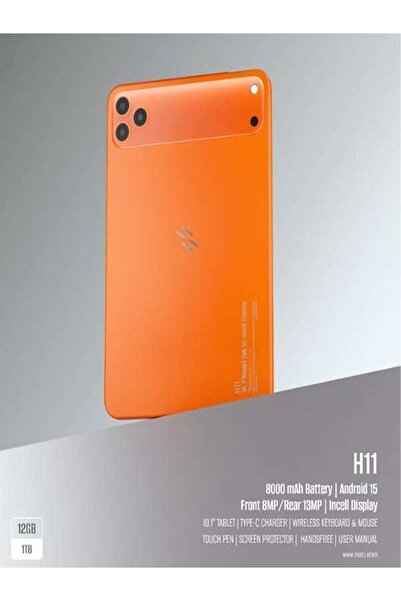 HEATZ تابلت هيتز H11 الذكي 10.1 بوصة رام 12GB وتخزين 1TB مع 5G ولوحة مفاتيح وقلم