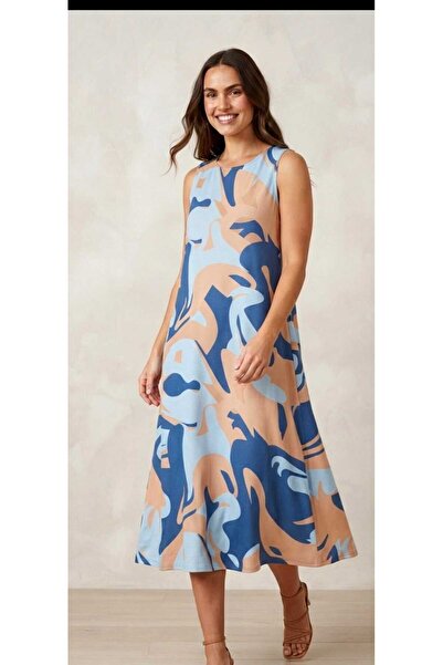 Zen Summer Thick Strap Viscose Women's Dress