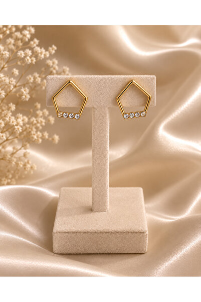 Eloré Celeste Pentagon Studs