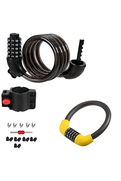 OEM Kit antifurt bicicleta si trotineta, lacat cu suport si lacat tip u 17 x ...