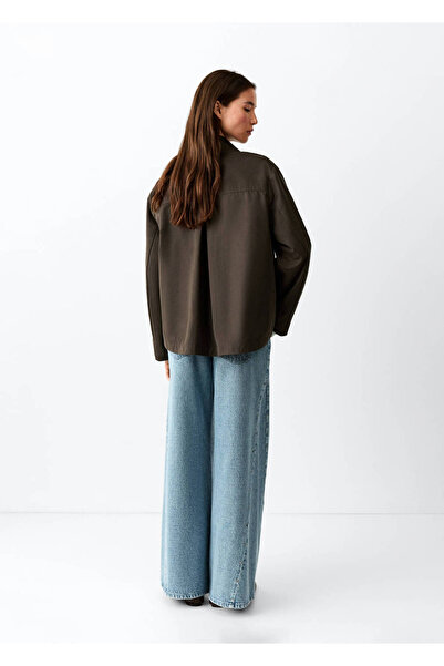 Mango Teen Double-breasted trench coat with lapels