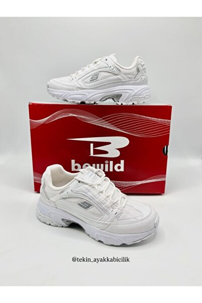 Bewild Yüksek Taban Yılan Derisi Detaylı Kadın Sneaker & Spor Ayakkabı