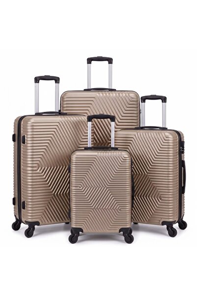 Sister 4-Piece ABS Hard Shell Luggage Set, 20/24/28/32-Inch, TSA-Approved Loc...