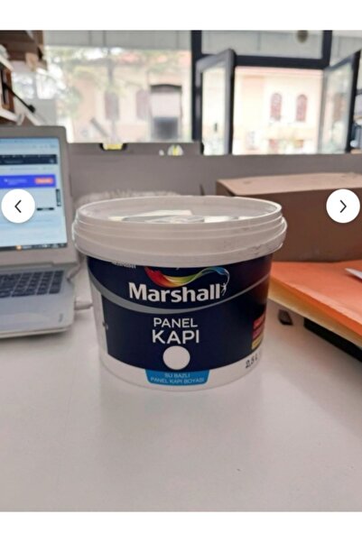 Marshall Su Bazlı Kokusuz Panel Kapı Boyası 1 Lt Beyaz (AMERİKAN PANEL KAPILA...