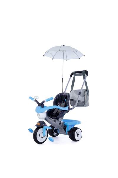 Polesie Tricicleta Premium cu maner, centuri, geanta , claxon si umbrela, 46901