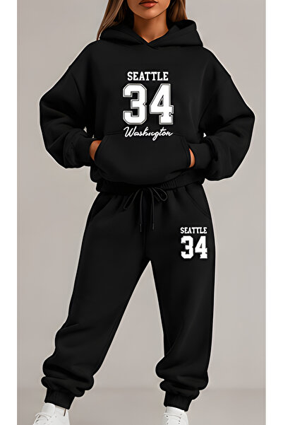 EFFRENATU Unisex Character Hooded Sweatshirt Set - Face and All-Over Surface ...