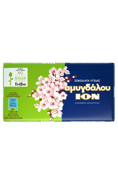 Ion ΙΟΝ ΣΟΚΟΛΑΤΑ ΥΓΕΙΑΣ ΑΜΥΓΔΑΛΟΥ 60gr. - (ΣΤΕΒΙΑ) (No 3234)