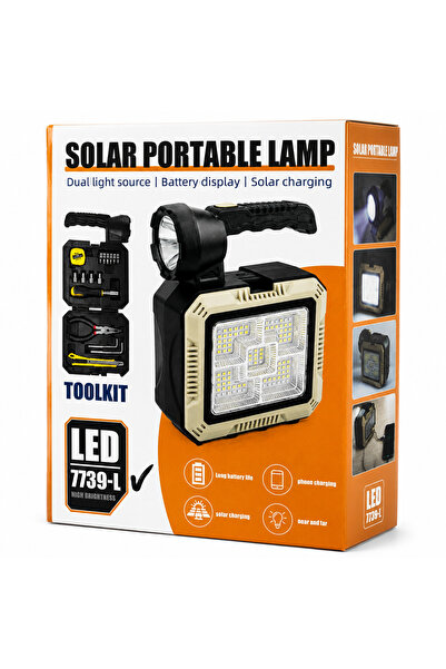 OEM Lampă Solară Portabilă cu Trusă de Scule Integrată, Lanternă LED, Proiect...