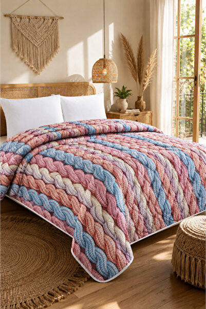 Bella Home غطاء سرير مزدوج 5D |   200×220 سم |   متعدد الاستخدامات، خفيف الوز...