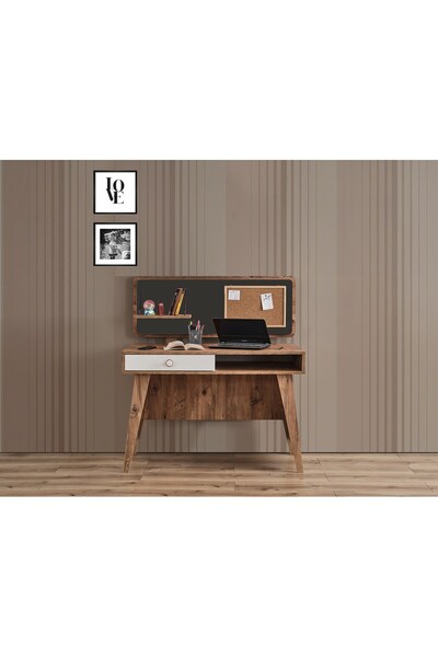 Enluso Smart Çalışma Masası fonlu (Atlantic Çam) - 120