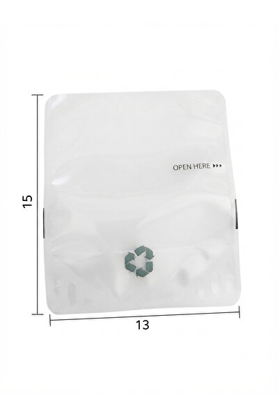 DOYPACK 13x15 körüklü şeffaf paket (200Adet)