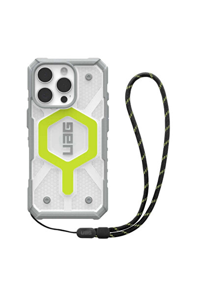 UAG Husă pentru iPhone 16 Pro, Pathfinder Clear MagSafe, galben - galben