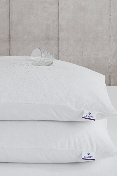 Elart Micro Pillow Set of 2 Vacuumed White