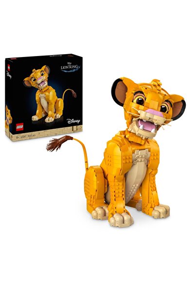 LegoPazar LEGO Disney Regele Leu, Simba tânăr, Figurină de colecție Leu din b...