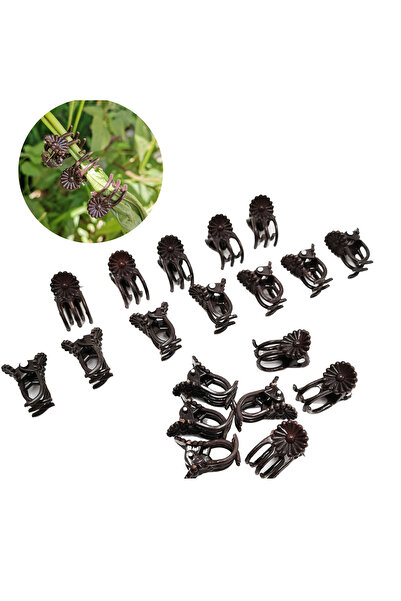 Generic Brand Clema pentru plante - Maro - Pachet de 20