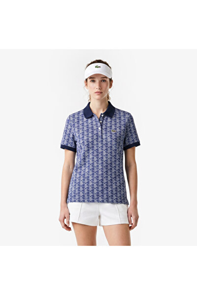 Lacoste Kadın Mavi Polo