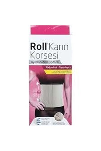 Roll Karın Korsesi Ayarlanabilir Bedenli