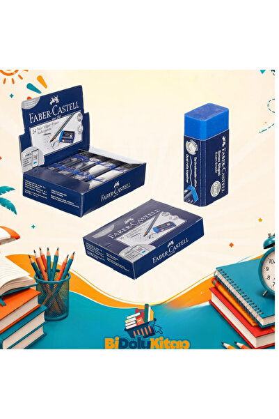 Faber Castell Sınav Silgisi, Dust‑Free, 6'lı Set, Yumuşak kenar, Kompakt form...