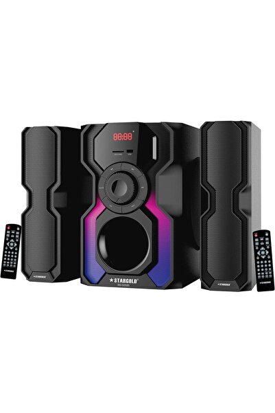 Stargold SG-G2020 2.1CH Multimedia Speaker System, Black - H41.4 x W27.3 x D5...