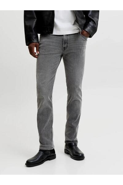 Jack & Jones Мъжки черен Jjıclark Jjbasic Ha 224 Noos дънки