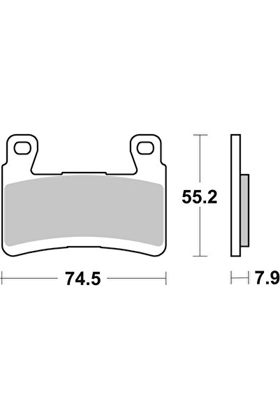 Brembo Placute de Frana Fata Destinat Pentru: Traseu Material: Sinter-sa 55,2...