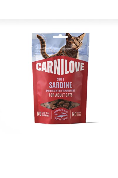 Carnilove Carnilov Soft Cat Treats with Sardine and Strawberry Flavor. 50g