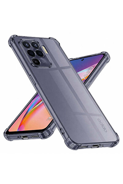 Techsuit Husă pentru OPPO Reno5 Lite, din silicon transparent, rezistentă la ...