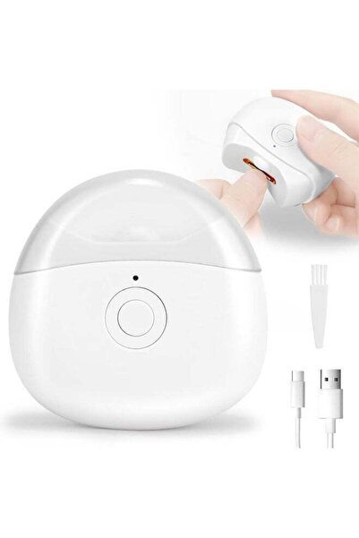 Arbest مقص أظافر كهربائي أوتوماتيكي، مزود بإضاءة LED، سرعتان، تخزين قصاصات ال...