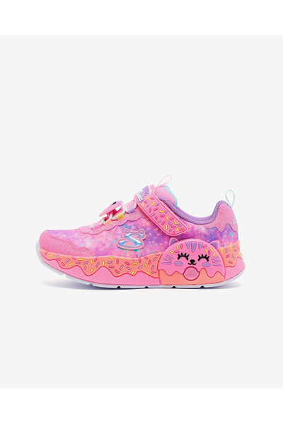 SKECHERS DONUT KITTY Büyük Kız Çocuk Açık Pembe Spor Ayakkabı 302367L LTPK