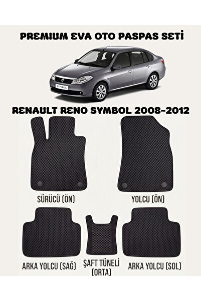 FEYZA OTO RENAULT RENO SYMBOL SERİSİ 2008 - 2012 ARASI ARACA ÖZEL EVA PASPAS ...