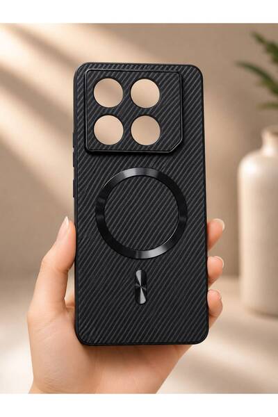 TECNOTREND İnfinix GT 20 Pro Uyumlu Telefon Kılıfı Karbon Fiber Dokulu Elektr...