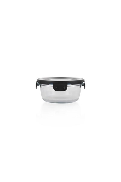 Schafer Retro Kilitli Saklama Kabı Yuvarlak 400 ML-Inox