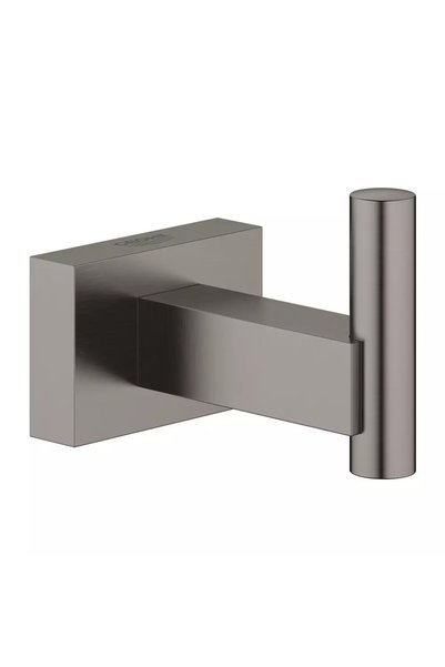 Grohe Essentials Cube Cârlig de haine din grafit dur, cu finisaj periat