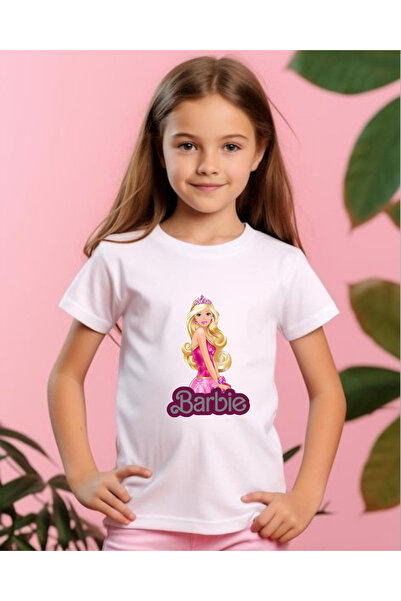 haha Barbie Printed T-Shirt for Girls