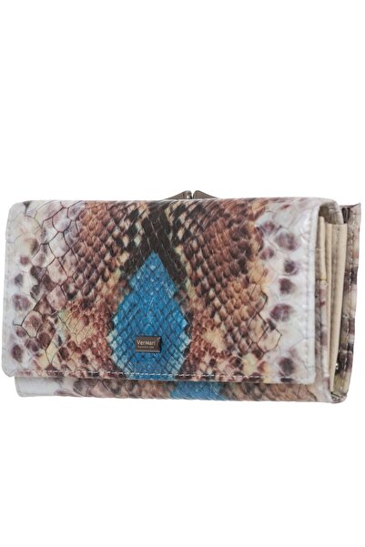 Vermari Portofel de damă din piele Vipera Blue