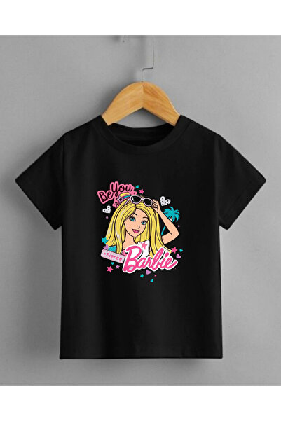 haha Barbie Printed T-Shirt for Girls