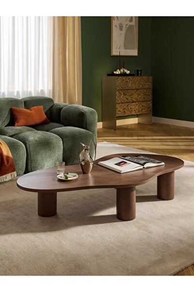 TRN ARCH Terra XL Organik Orta Sehpa 160 x 85 cm Siyah