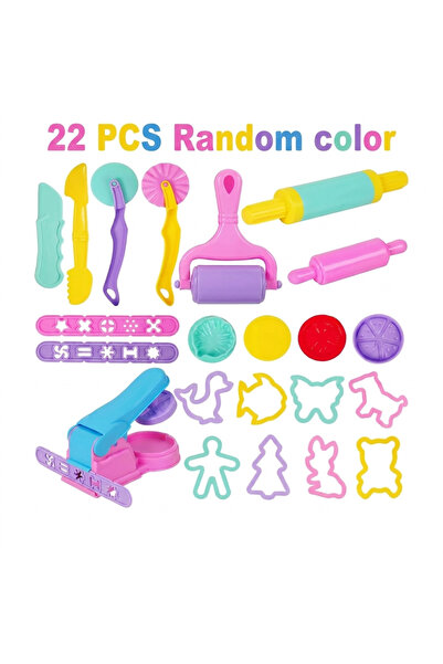 Choice 22pcs random color 4-45pcs Kids Play Dough Tool Kit Various Animal Mol...