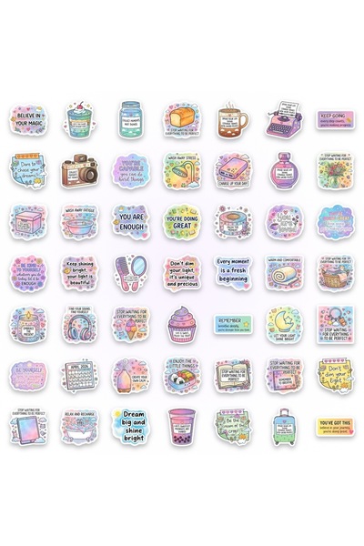 Choice 50PCSX2 50-100PCS Cartoon Cute and Inspirational Laboratory Stickers D...