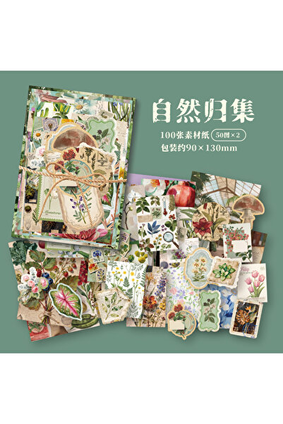Choice4 D 100sheets Memories of the Past 2.0 Retro Label Material Paper DIY H...